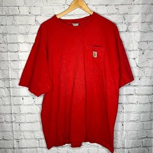 1990s Vintage Carhartt Pocket T-shirt Size XXL